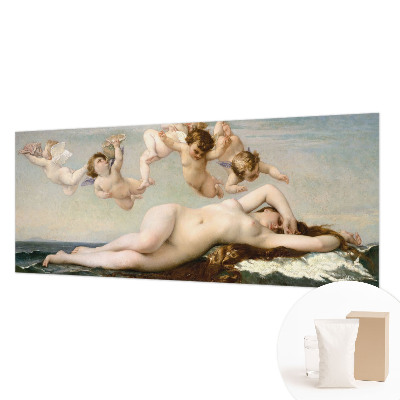 Large wallpaper mural depicting a mythical scene