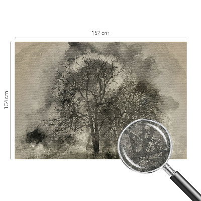 Photo wall mural Mysterious trees