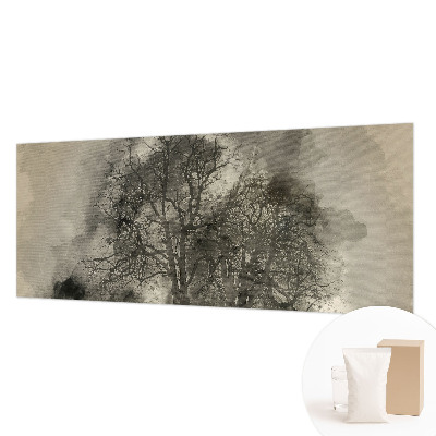Photo wall mural with a mysterious trees motif