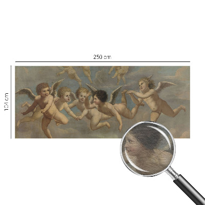 Wall mural for bedroom with angelic figures