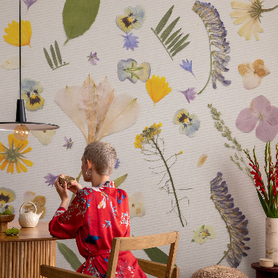 Large wall mural Spring flowers