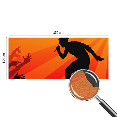 Large wallpaper mural Rhythmic scene