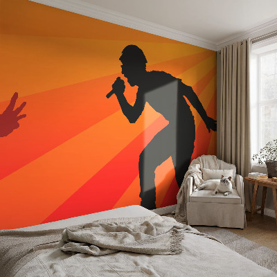 Large wallpaper mural Rhythmic scene