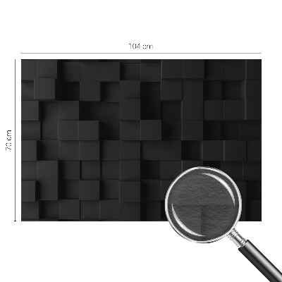 Large wall mural wallpaper with a three-dimensional cubes design