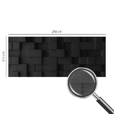 Large wall mural wallpaper with a three-dimensional cubes design