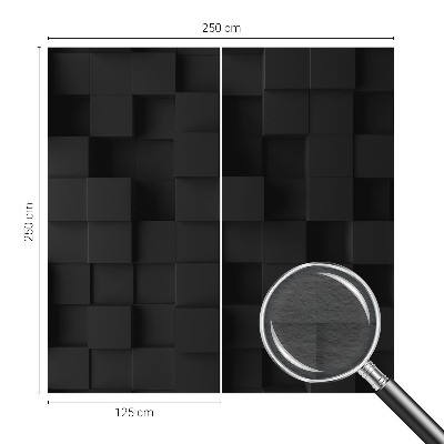 Large wall mural wallpaper with a three-dimensional cubes design