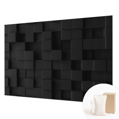 Large wall mural wallpaper with a three-dimensional cubes design