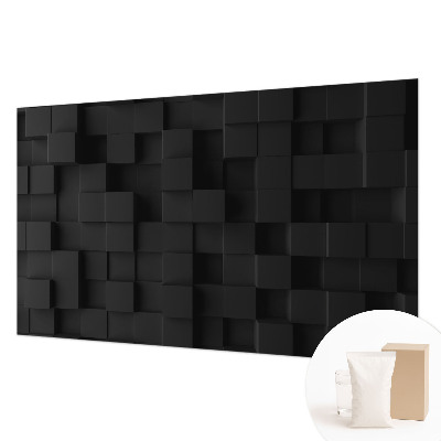 Large wall mural wallpaper with a three-dimensional cubes design