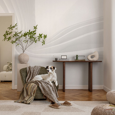 Modern wall mural Wavy lines