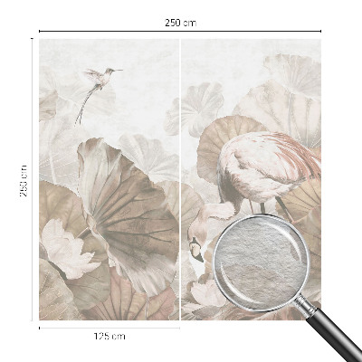 High quality wall mural wallpaper with an elegant nature design