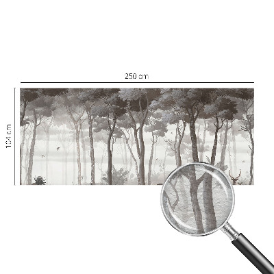 High quality photo wallpaper with a forest scene titled 