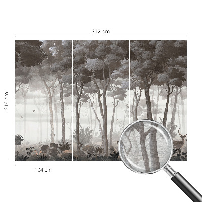 High quality photo wallpaper with a forest scene titled 