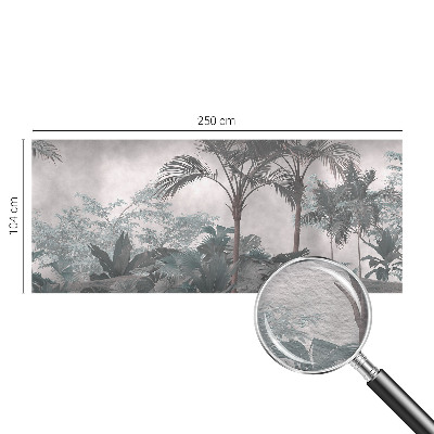 Non-woven photo wallpaper with an exotic nature motif