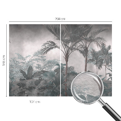 Non-woven photo wallpaper with an exotic nature motif