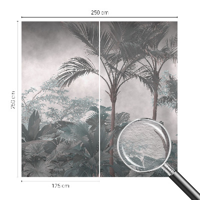 Non-woven photo wallpaper with an exotic nature motif