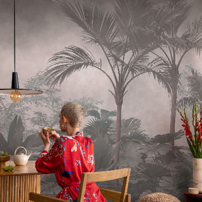 Non-woven photo wallpaper with an exotic nature motif
