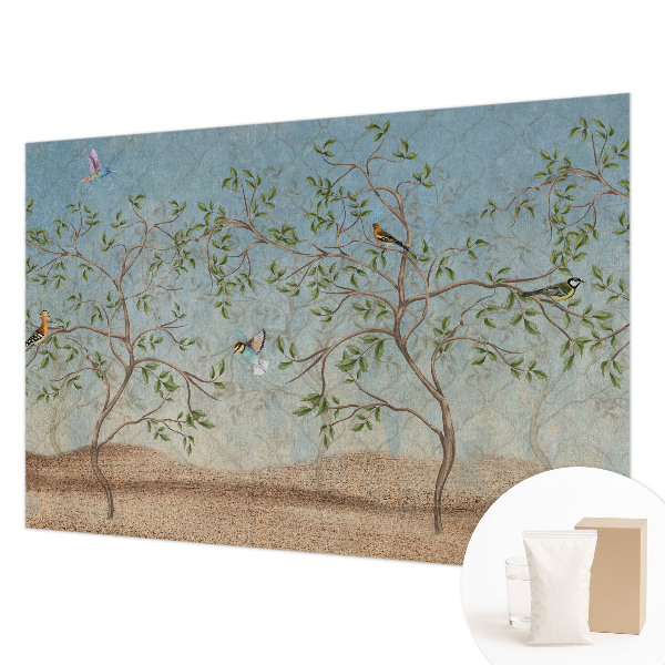 Wall mural Birds in the trees