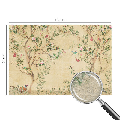 Bedroom wall mural wallpaper Floral accents