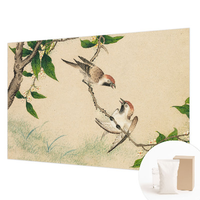 Large wall mural featuring the Classic Duo design