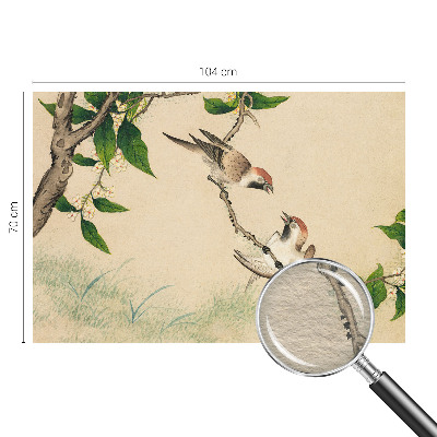 Large wall mural featuring the Classic Duo design