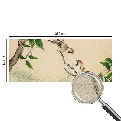 Large wall mural featuring the Classic Duo design