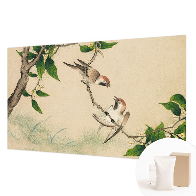 Large wall mural featuring the Classic Duo design