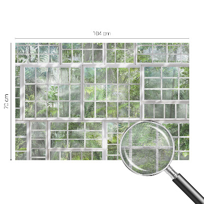 Custom size wall mural Green forest