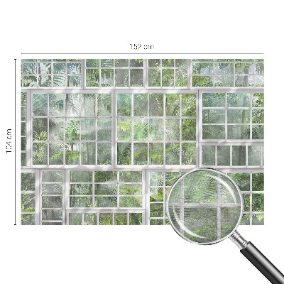 Custom size wall mural Green forest