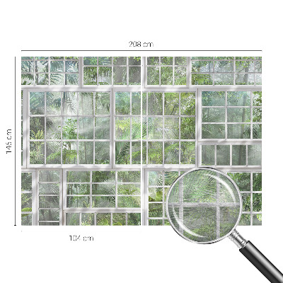 Custom size wall mural Green forest