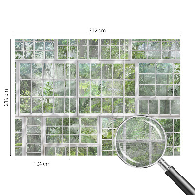 Custom size wall mural Green forest