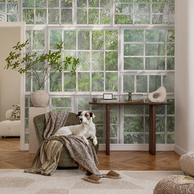 Custom size wall mural Green forest