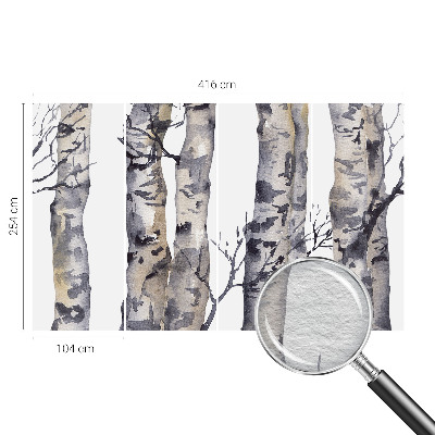 High quality photo wallpaper Aspen forest