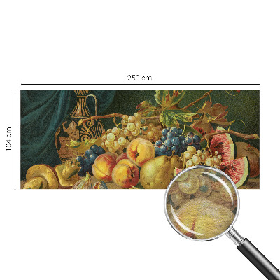 Premium photo wallpaper with a fruity charm design