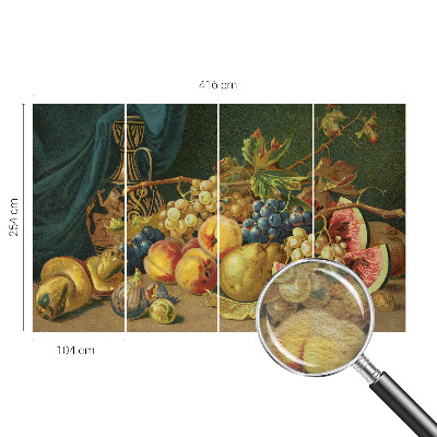 Premium photo wallpaper with a fruity charm design