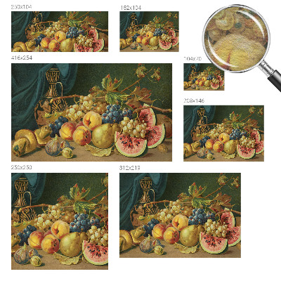 Premium photo wallpaper with a fruity charm design