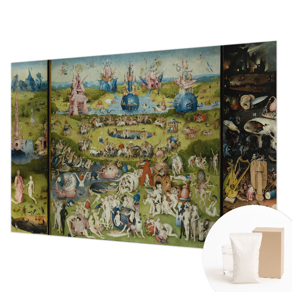 Decorative wall mural for living room with the 'The Secret Garden' design
