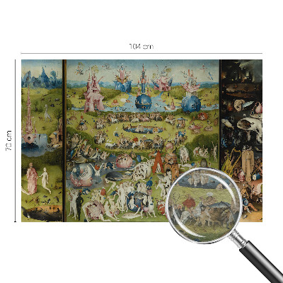 Decorative wall mural for living room with the 'The Secret Garden' design