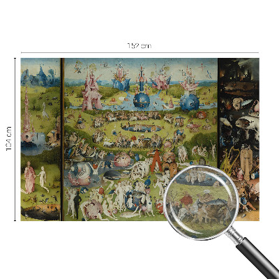 Decorative wall mural for living room with the 'The Secret Garden' design