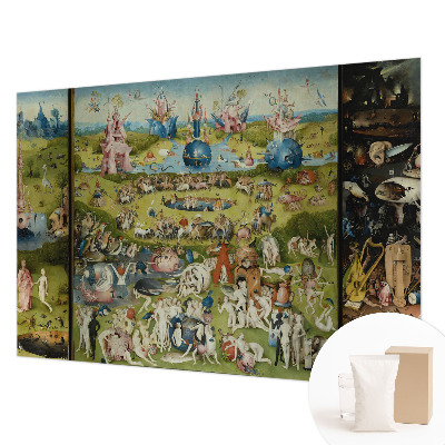 Decorative wall mural for living room with the 'The Secret Garden' design