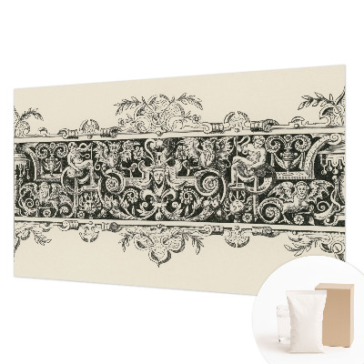 Wall mural featuring mythological motifs
