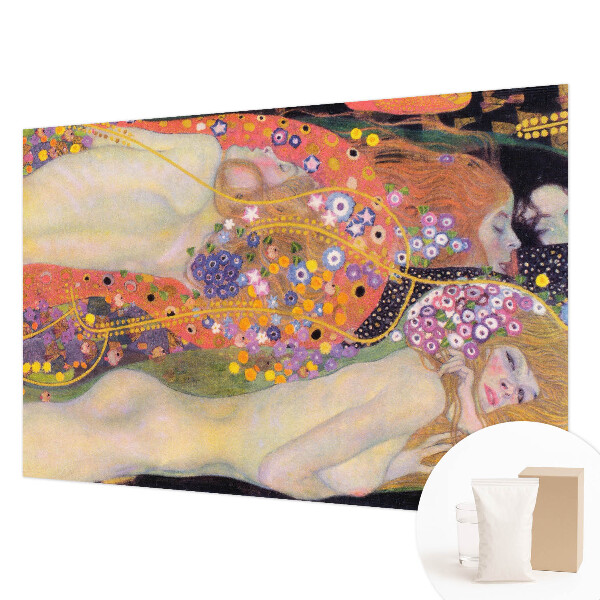 Wallpaper mural with a floral arrangement design