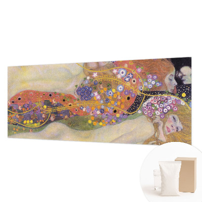 Wallpaper mural with a floral arrangement design
