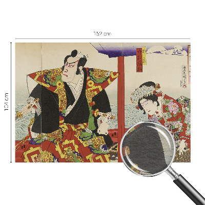 Photo wall mural with a Japanese theater scene