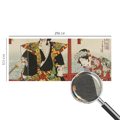 Photo wall mural with a Japanese theater scene