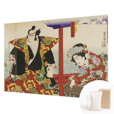 Photo wall mural with a Japanese theater scene