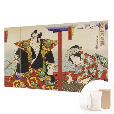 Photo wall mural with a Japanese theater scene