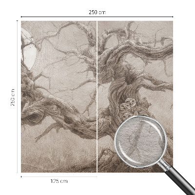 Wall mural for bedroom Night birds