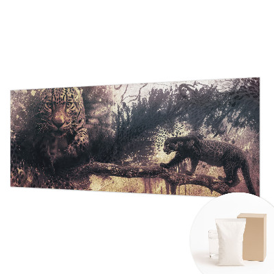 Bedroom wall mural wallpaper with a forest motif