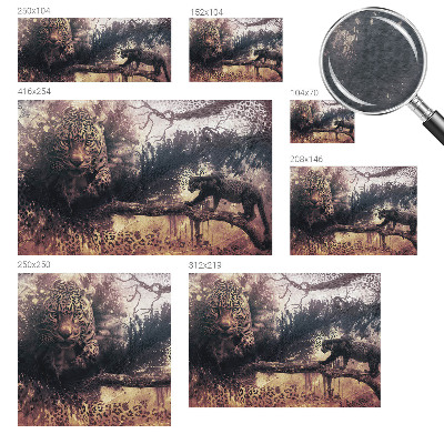 Bedroom wall mural wallpaper with a forest motif