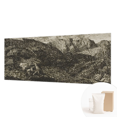 Custom size wall mural Mountain journey